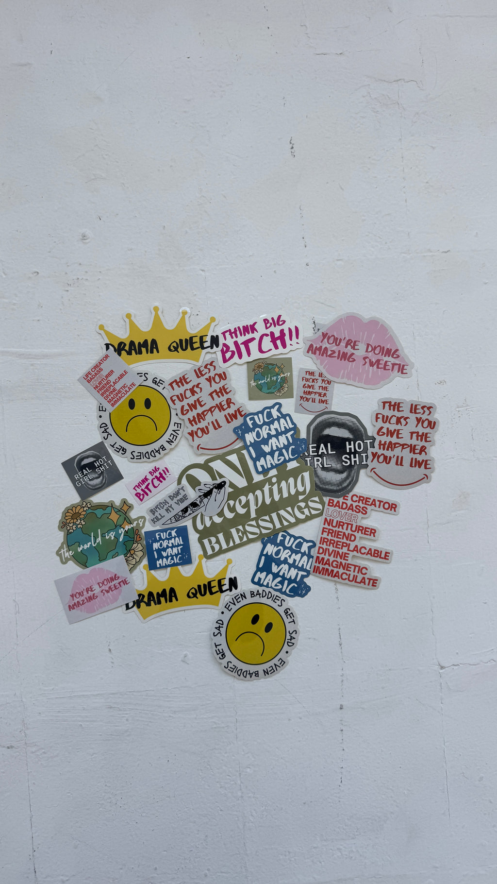 the MYSTERY sticker bundle