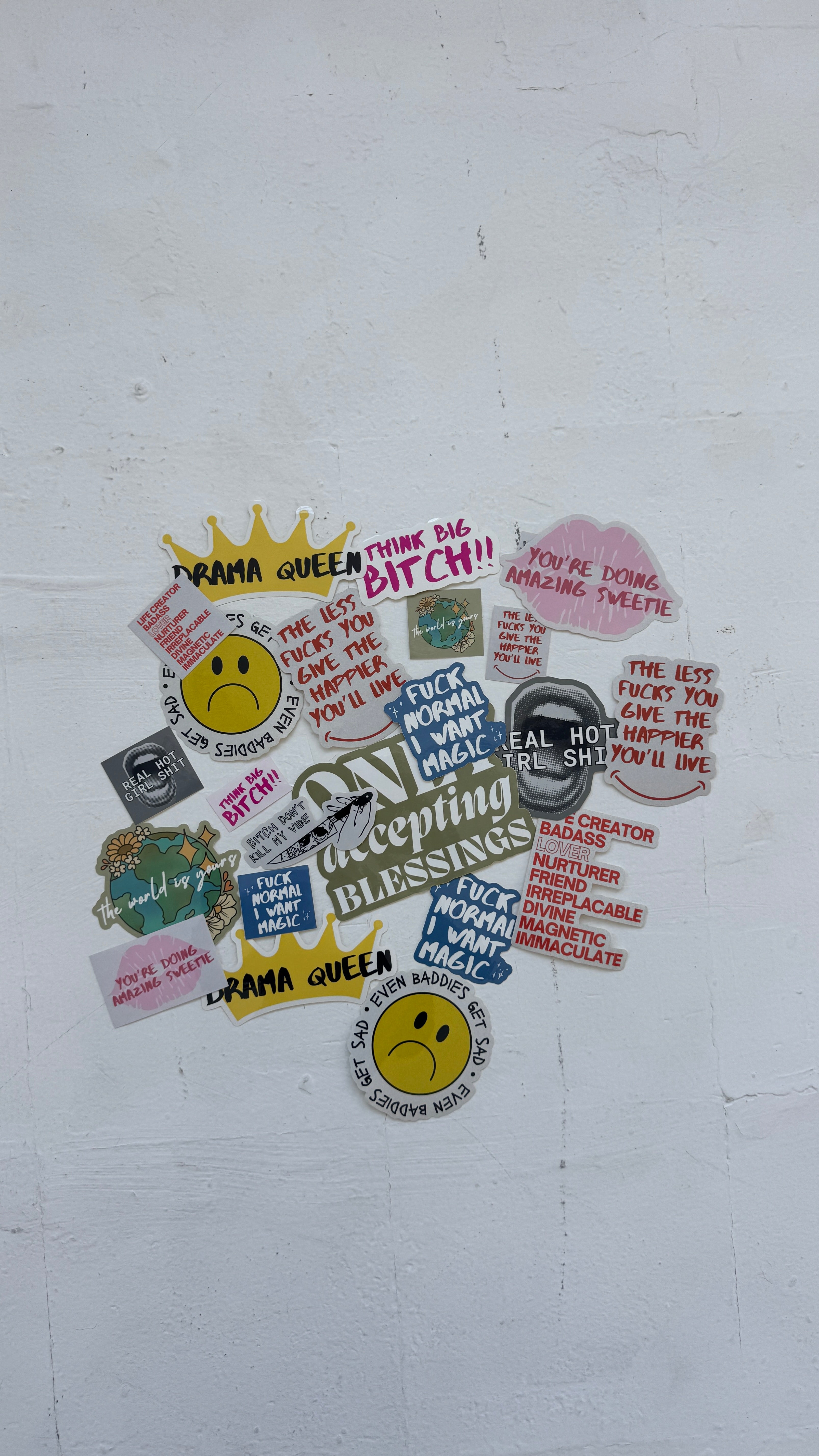 the MYSTERY sticker bundle