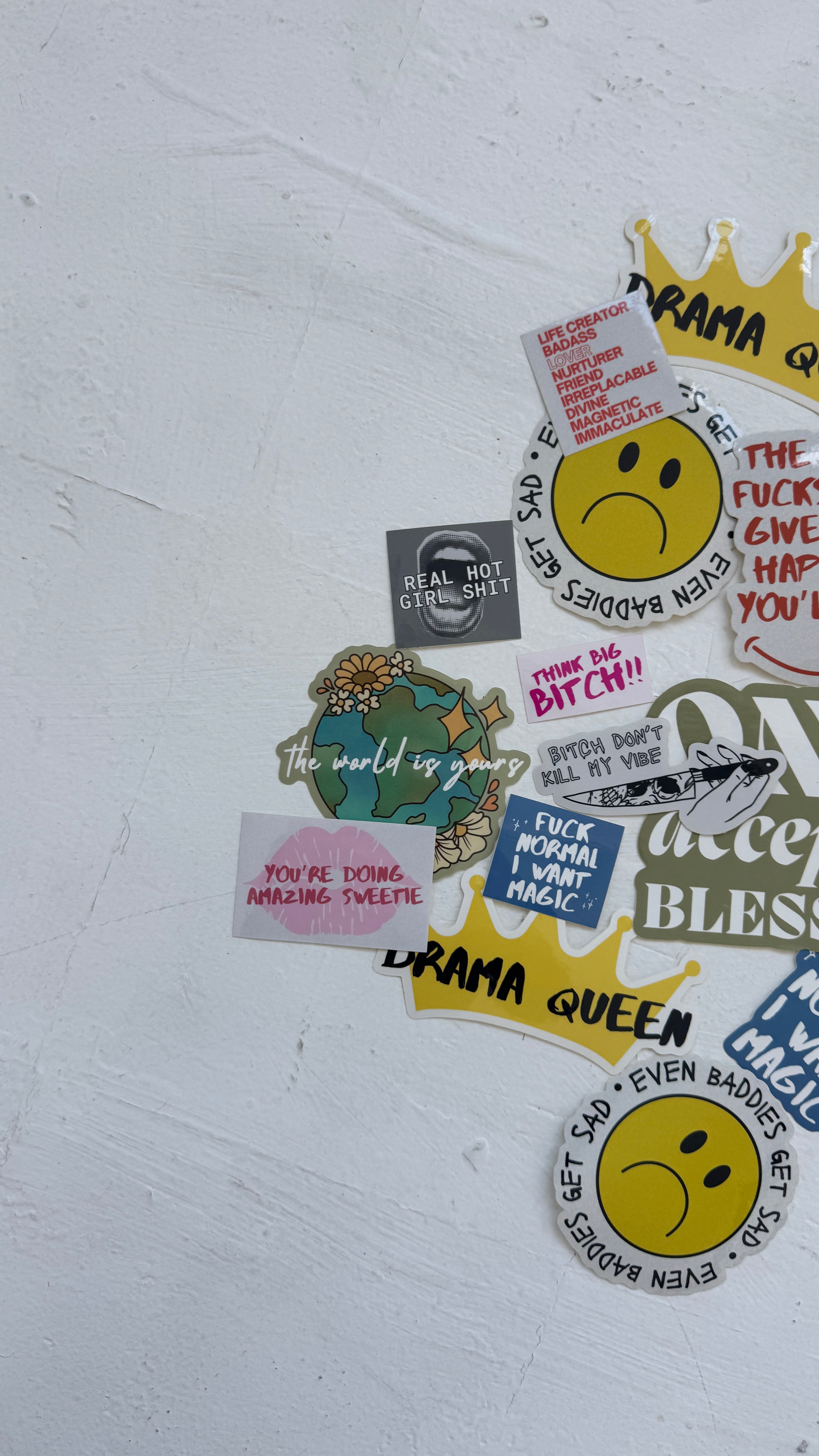 the MYSTERY sticker bundle